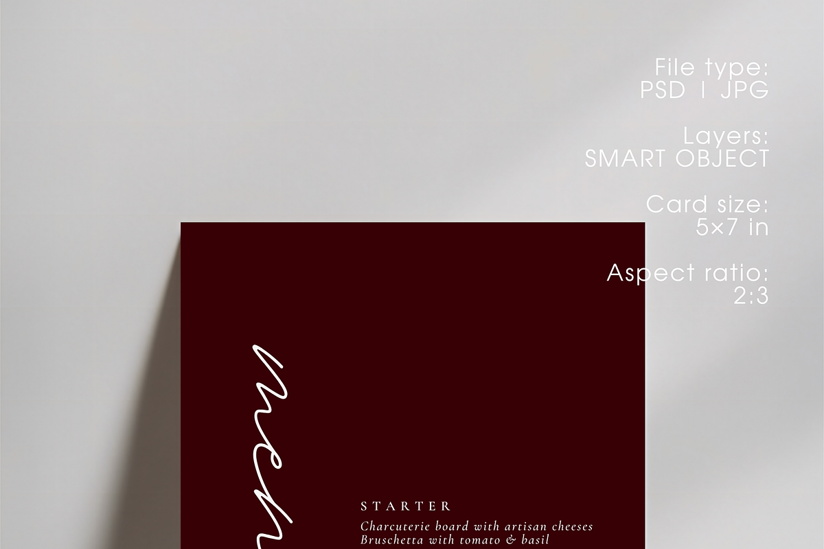 Neutral 5x7 Invitation Card Mockup, a Product Mockup by Serenefeeling (Photo 3 of 6)