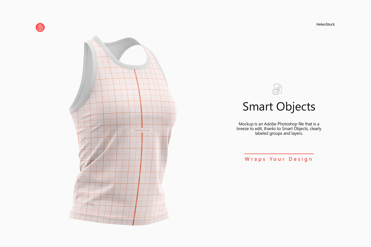 Women's Tank Top Mockups, Half Side, a Shirt Mockup by HelenStock (Photo 4 of 9)