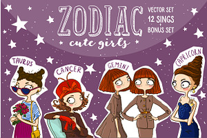 Zodiac cute girl