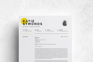 4 Pages Clean Resume Template/CV