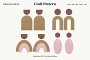 Arch Earrings Template SVG, an Illustration by LifestyleCraftCo (Thumbnail 3 of 3)