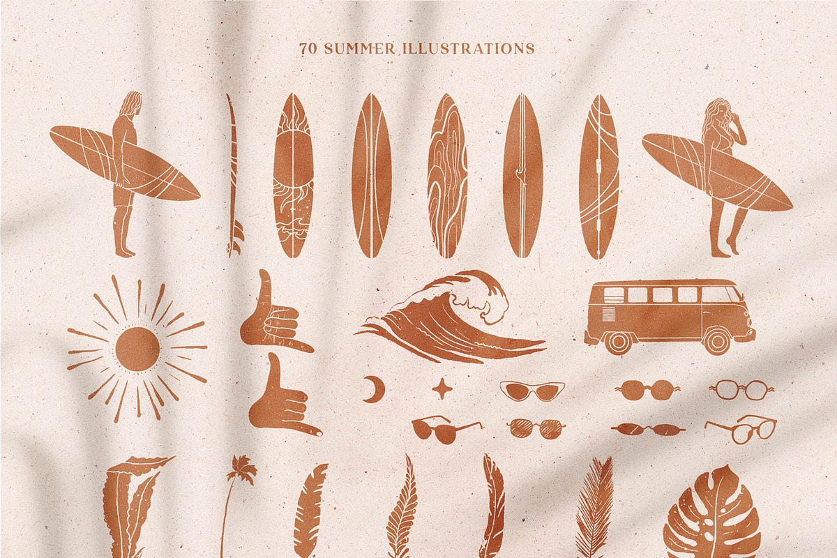 70's Summer Graphics Collection, an Object Graphic by Ayya Studio (Photo 4 of 15)