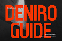 Deniro Guide | Modern Sans Serif