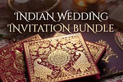 Indian Wedding Invitation PSD Cards, a Card Template by Dreamanart (Thumbnail 4 of 4)