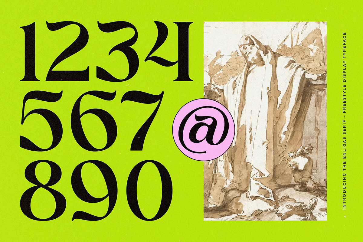 Enligas Modern Serif Display Font, a Serif Font by timelesstype.co (Photo 3 of 15)