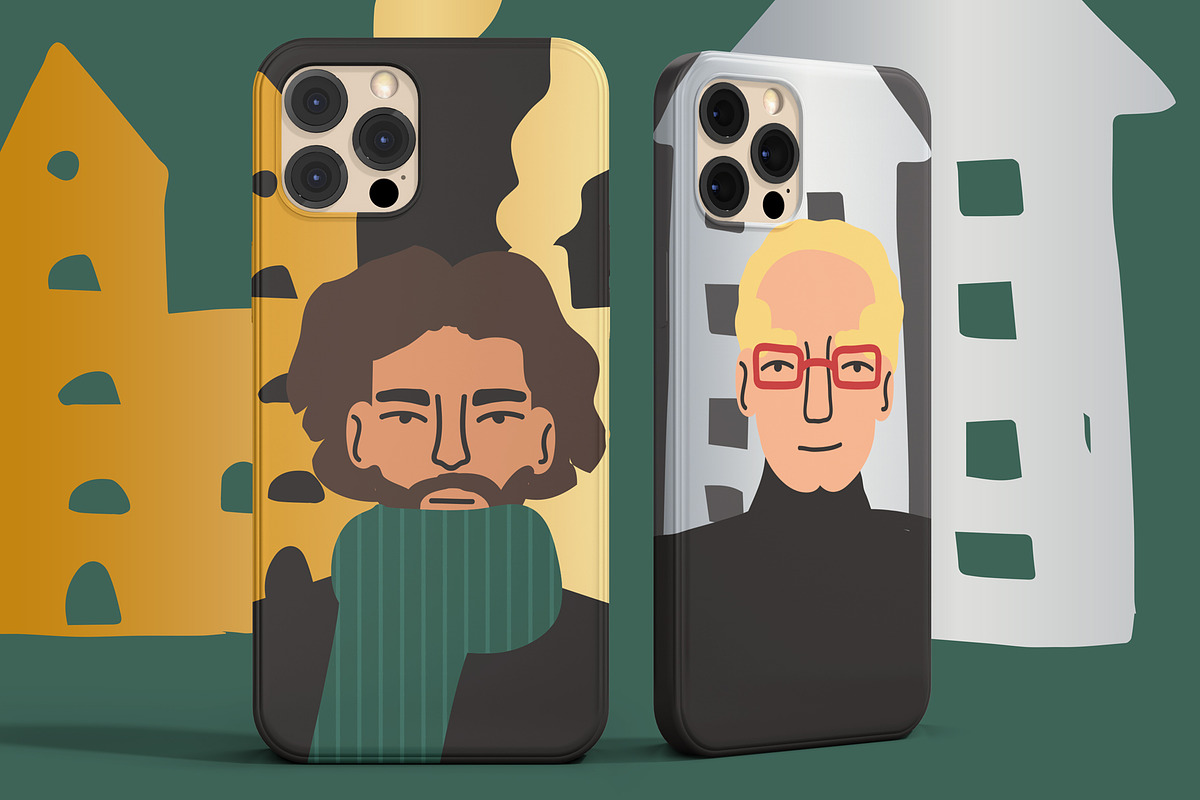 Men. Vector and raster graphics, a Person Illustration by Oliana Moroz (Photo 18 of 18)