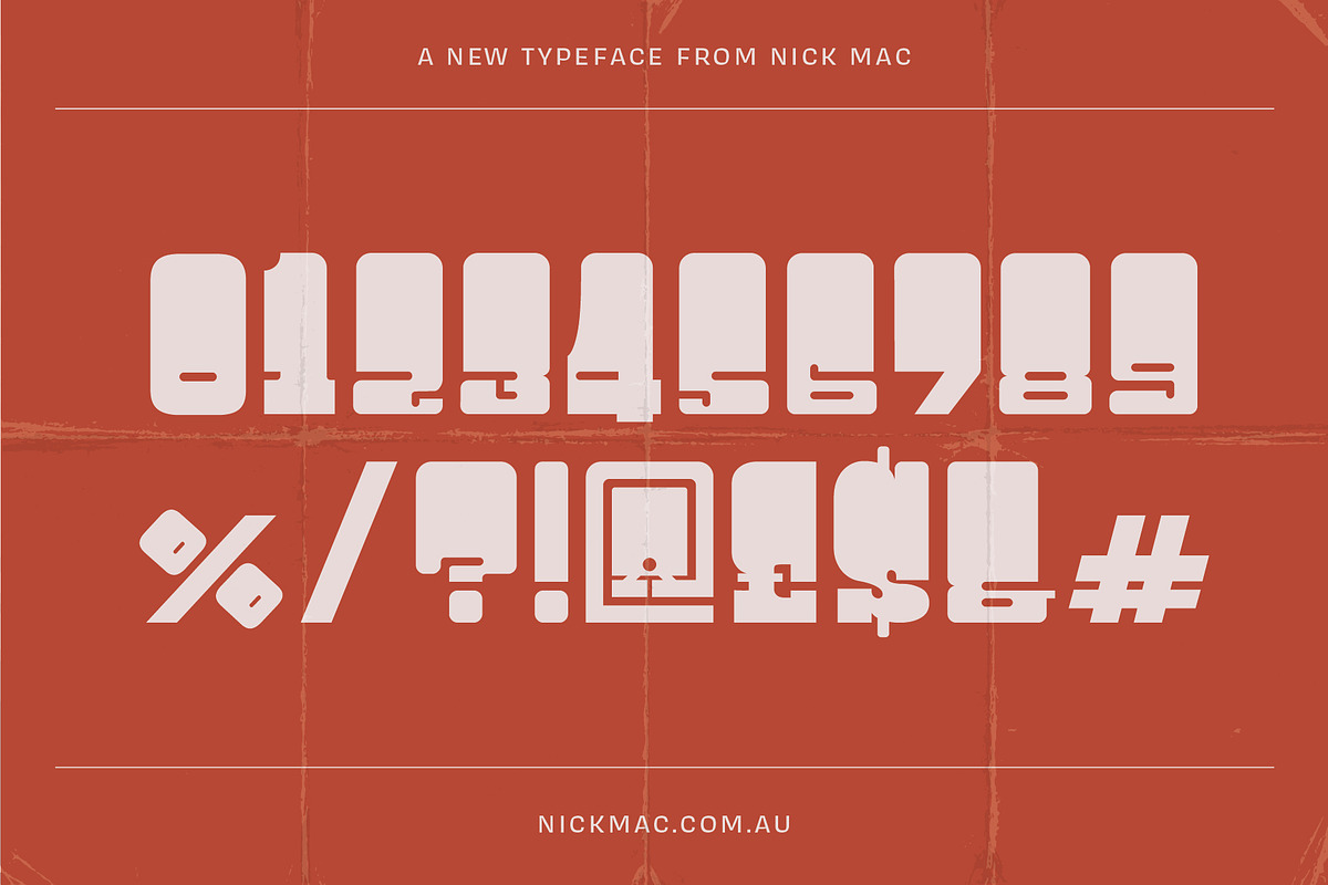 Il Conto - An Italian Wine Bar Font, a Slab Serif Font by Nick Mac (Photo 7 of 10)