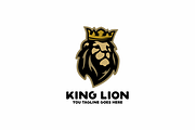 King Lion Logo, a Branding & Logo Template by Brandlogo (Thumbnail 1 of 3)