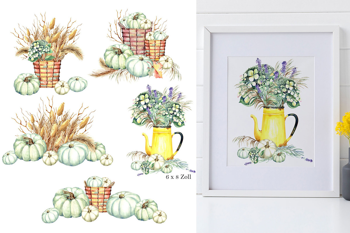 Rustic Fall, a Pattern Graphic by JennyColorArt (Photo 4 of 8)
