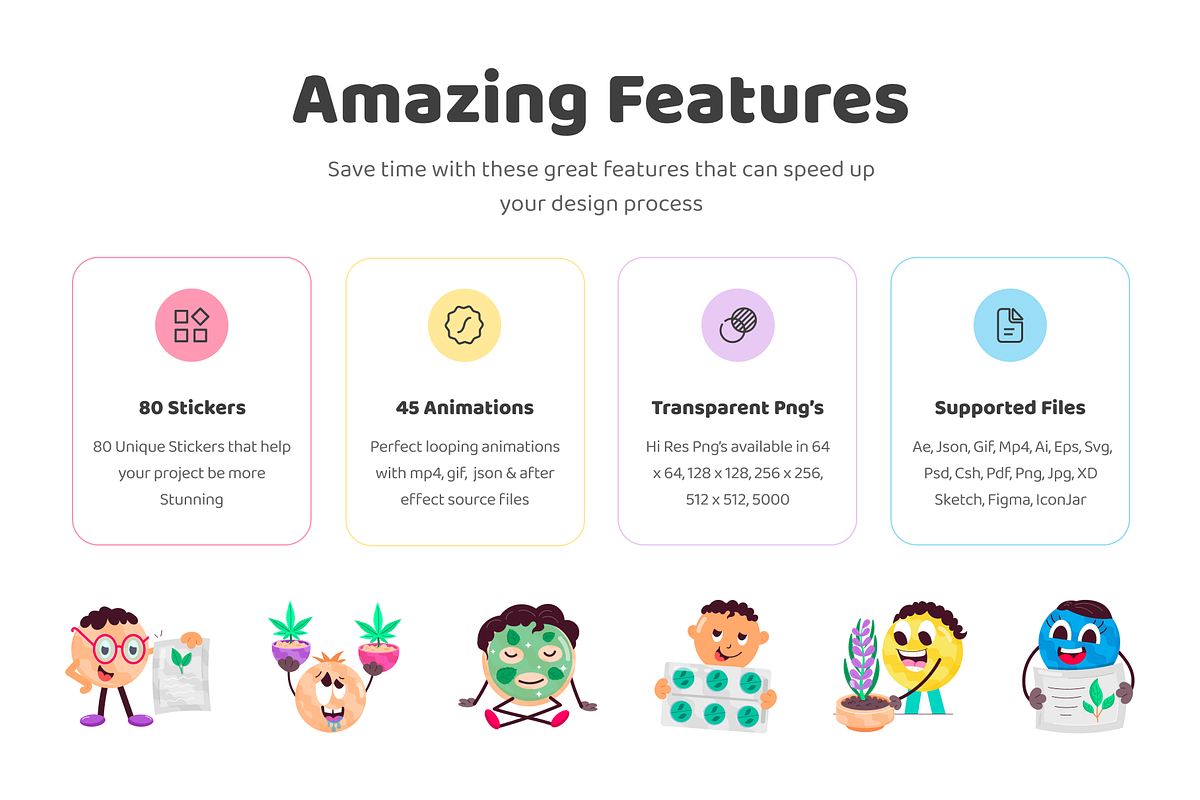 Animated Herb Stickers, an Emoji Icon by Vectors Market (Photo 2 of 7)