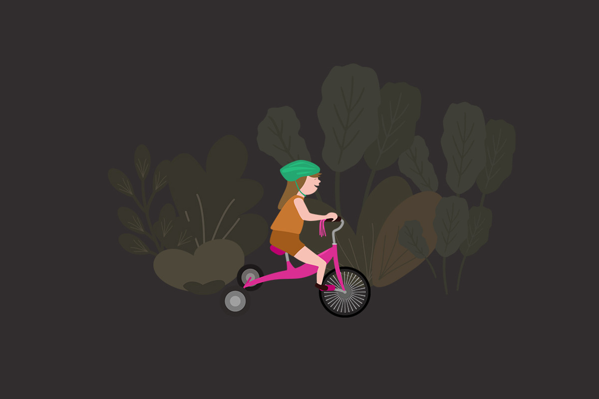 Bike / bicycle vector set, an Illustration by land art (Photo 17 of 20)