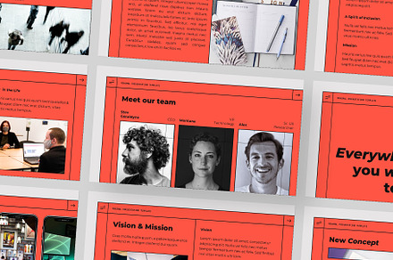 Minimal X Google Slides Template