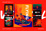 Cyberpunk Social Media Pack +Stories, a Social Media Template by September 5th (Thumbnail 8 of 14)