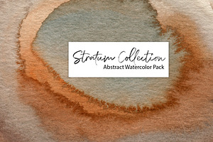 Stratum Watercolor Abstract Textures