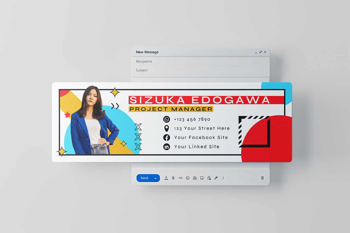 Creative Email Signature, an Email Template by Artnivora.Std (Photo 2 of 2)