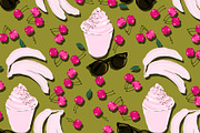 Summer modern fruits and sweet table, a Pattern Graphic by Cotton Melon pattern Shop (Thumbnail 5 of 5)