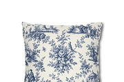 Blue Floral Toile Seamless Pattern, a Pattern Graphic by elfy creative (Thumbnail 2 of 7)
