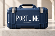 Portline — Condensed Stencil Font, a Sans Serif Font by Colorsfav (Thumbnail 2 of 10)