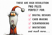 Whimsical Santa Clipart, an Illustration by Libby Wishes (Thumbnail 8 of 9)