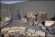 Military Props Pack, a Furniture 3D Model by SilverTM (Thumbnail 3 of 5)