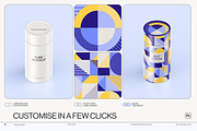 Paper Tube Package Mockup Set 2, a Cups & Container Mockup by Samolevsky (Thumbnail 4 of 17)