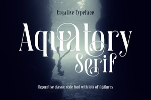 Aquatory Serif Font