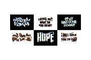 Distortion Text Effects Collection, a Texture Graphic by pixelbuddha.net (Thumbnail 10 of 13)