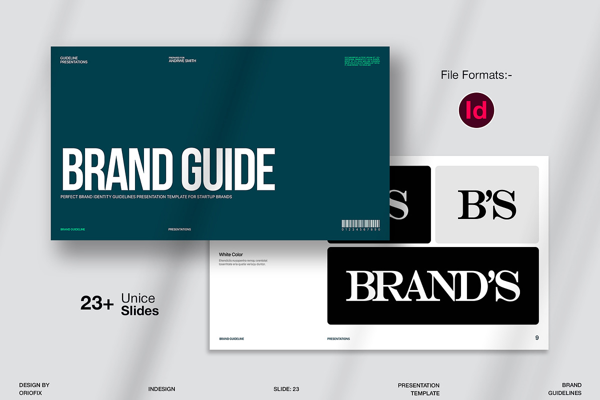 Brand Guidelines Presentation, a Presentation Template by Oriofix (Photo 3 of 10)