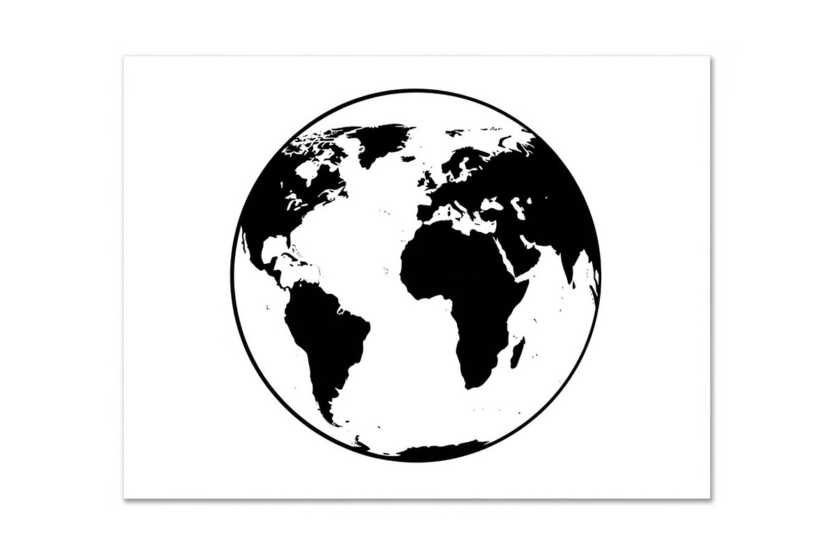 Global Earth World Map Icon Bundle, an Icon by musafir_fashion (Photo 6 of 10)