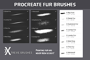 Procreate Fur Brushes, a Brush Add-On by Extreme Brushes (Thumbnail 2 of 2)