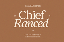 GC Chief Ranced – Serif Elegant Font
