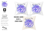 Animated Pillow Video Mockup, a Household Mockup by StyledProductMockups (Thumbnail 8 of 15)