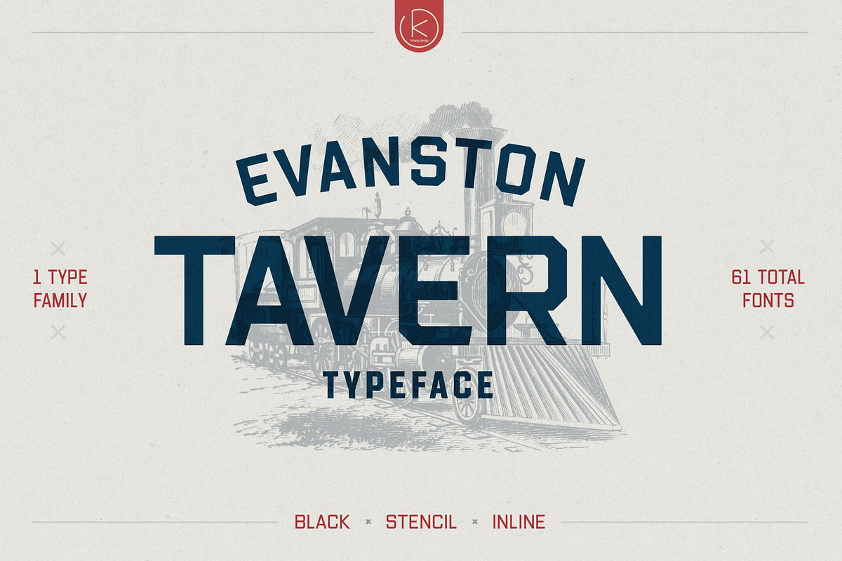 Evanston Tavern | 61 Font Family