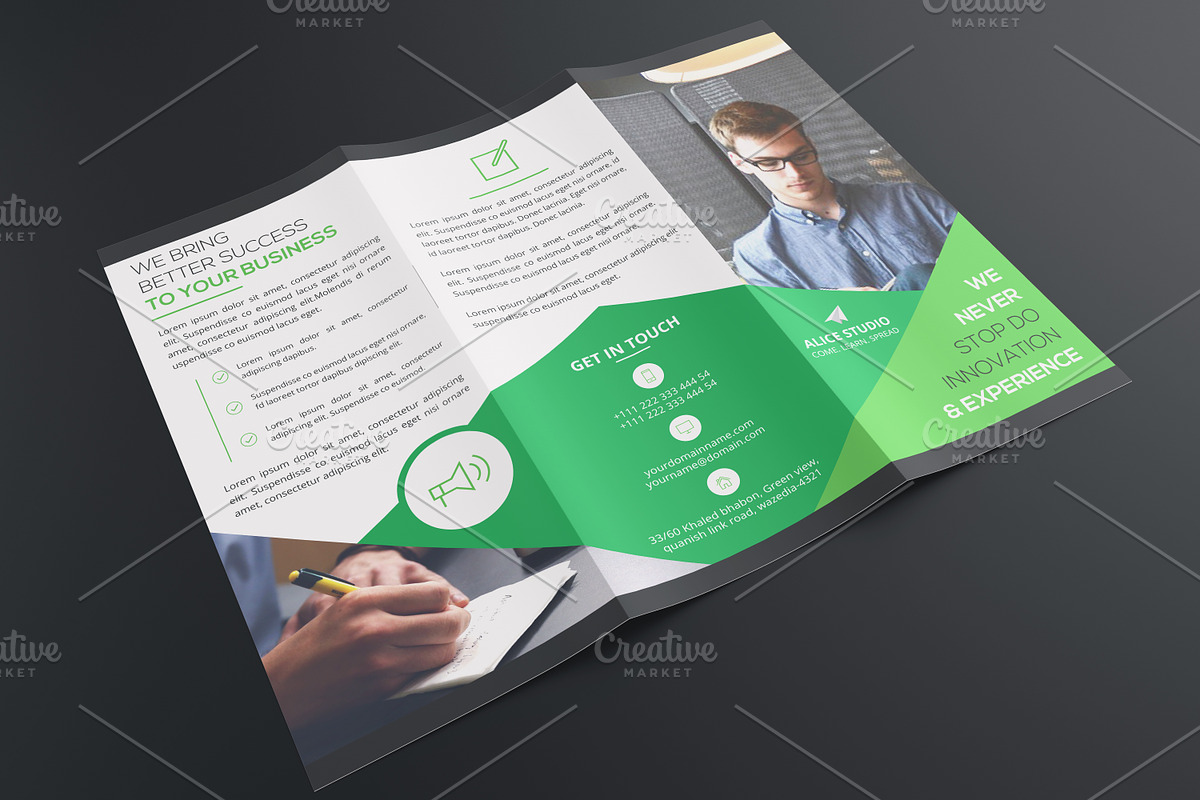 Trifold Brochure Template, a Brochure Template by Alice_s (Photo 9 of 9)