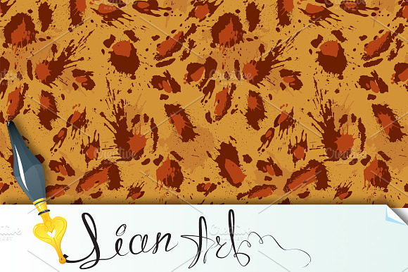 Seamless background with blots preview 2