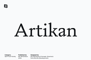 Artikan: 12 Text Serif Fonts, a Serif Font by Eko Bimantara (Thumbnail 1 of 18)