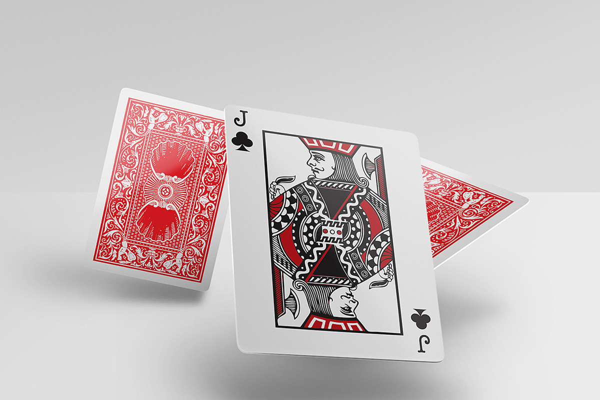 Poker Card Playing Mockups, a Print Template by Kongkow (Photo 9 of 10)