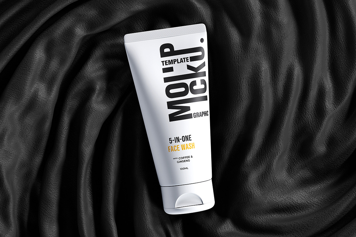 Cosmetic Tube Mockup Design, a Packaging Mockup by Artnivora.Std (Photo 3 of 6)