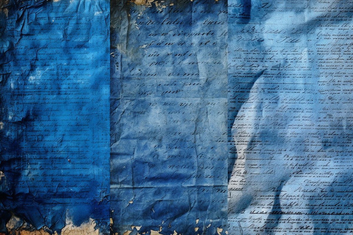 Distressed Writing Digital Papers, a Background Graphic by BonaDesigns (Photo 2 of 4)