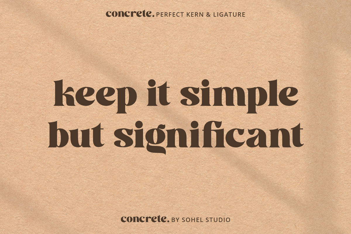 Concrete - Bold Advertising Typeface, a Serif Font by Sohel Studio (Photo 10 of 12)