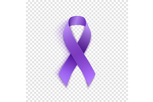 World cancer day ribbon.