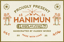 Hanimun Display Typeface
