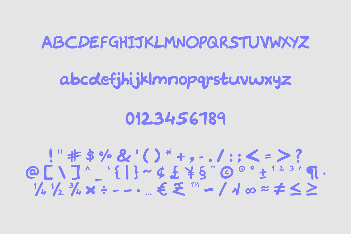 Happy Charm Handwritten Font, a Handwritten Font by Your Social Bae (Photo 4 of 7)