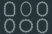 Doily Lace Frame Bundle, a Decorative Illustration by Kusumaillustration (Thumbnail 15 of 19)