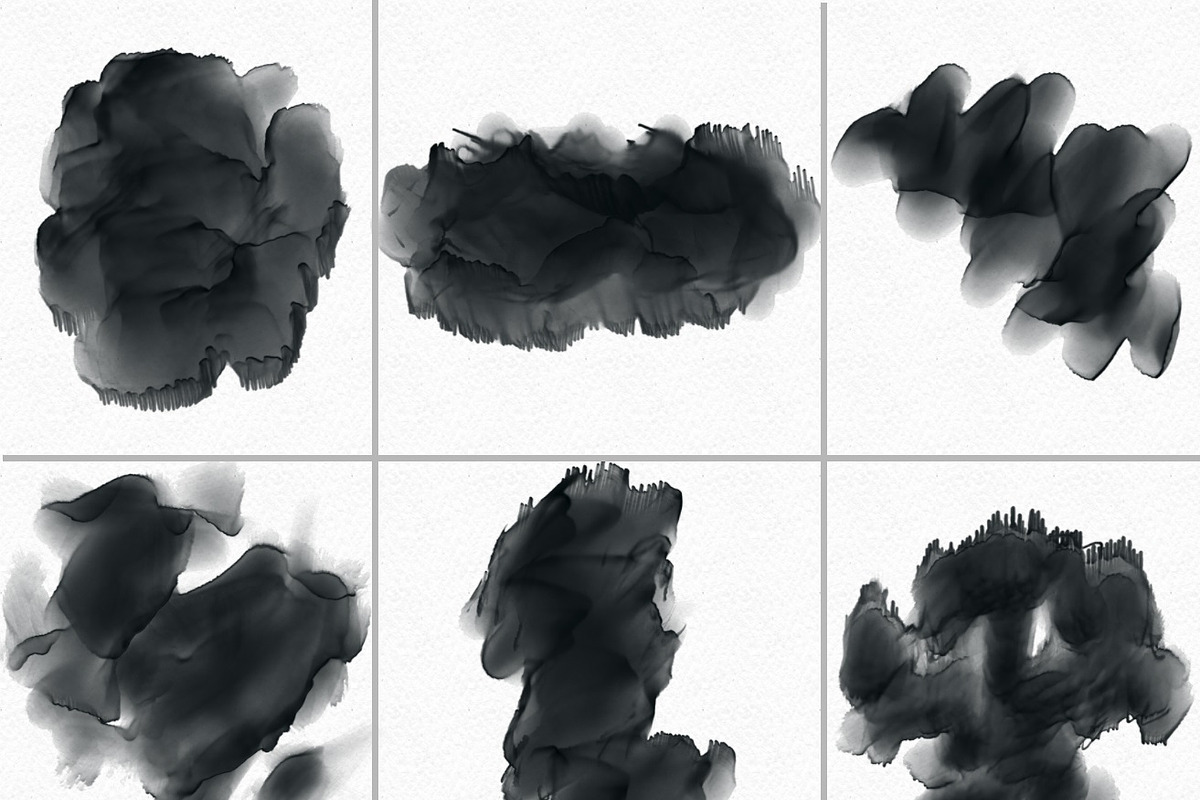Hi-Res Water color PS Brush Set-2 preview 5