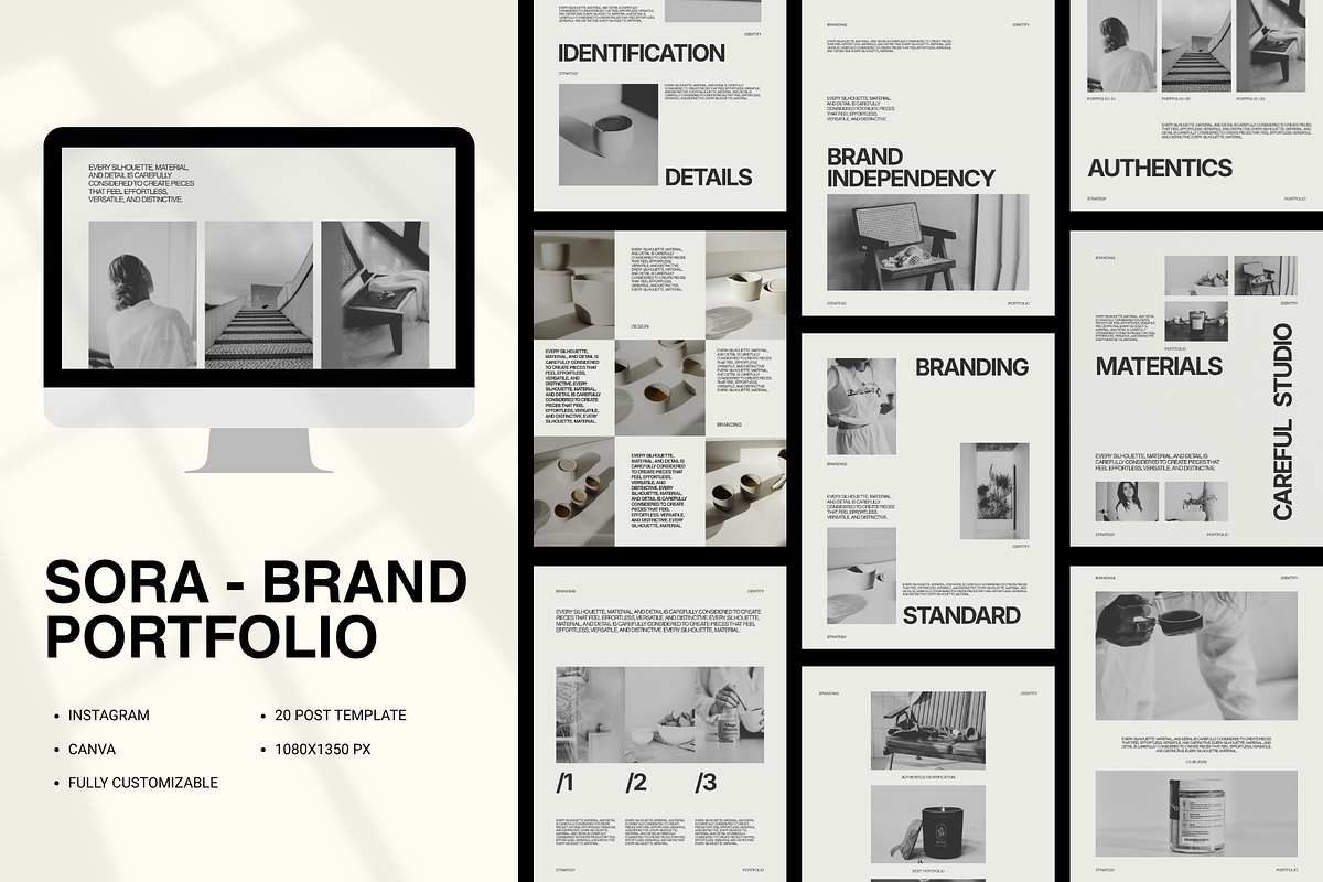 SORA - Brand Portfolio Social Media, a Social Media Template by Propertype (Photo 1 of 8)
