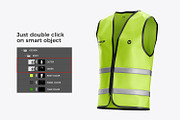Safety Vest Uniform Mockup, an Apparel Mockup by RamStudio2 (Thumbnail 6 of 15)