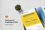 Certificate Template, a Stationery Template by Panen Creative (Thumbnail 3 of 3)