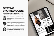 Influencer Media Kit Canva Template, a Templates & Theme by BeautyBarStudios (Thumbnail 3 of 4)