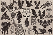 Halloween Procreate Stamps, a Brush Add-On by TheWhiteCatLab (Thumbnail 7 of 9)